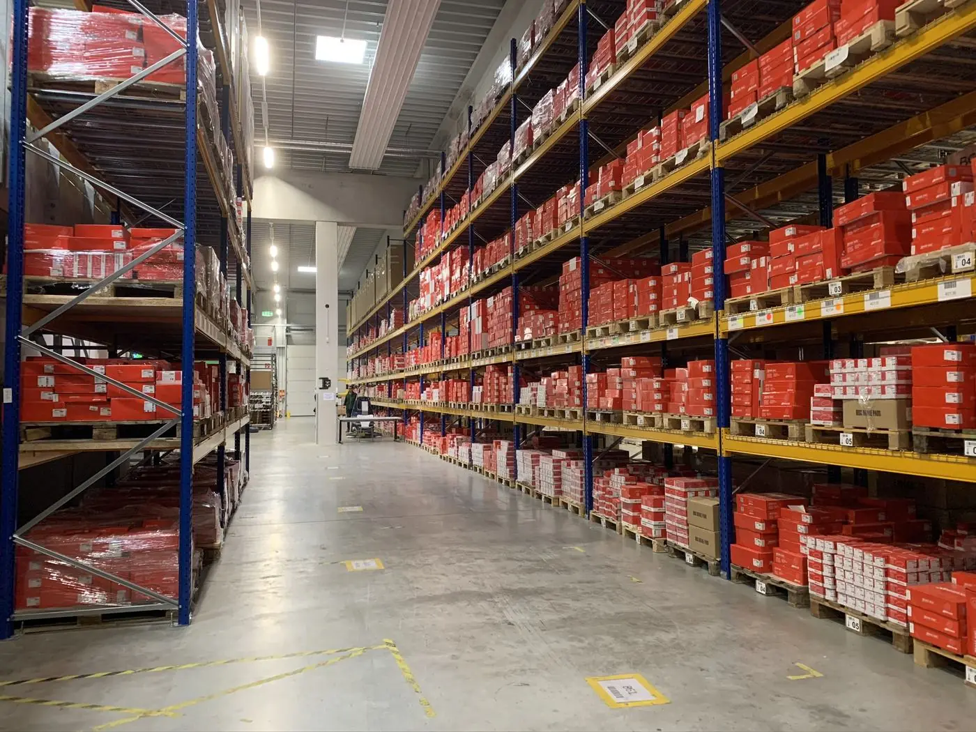 Braking parts being consolidated for a Wispart order