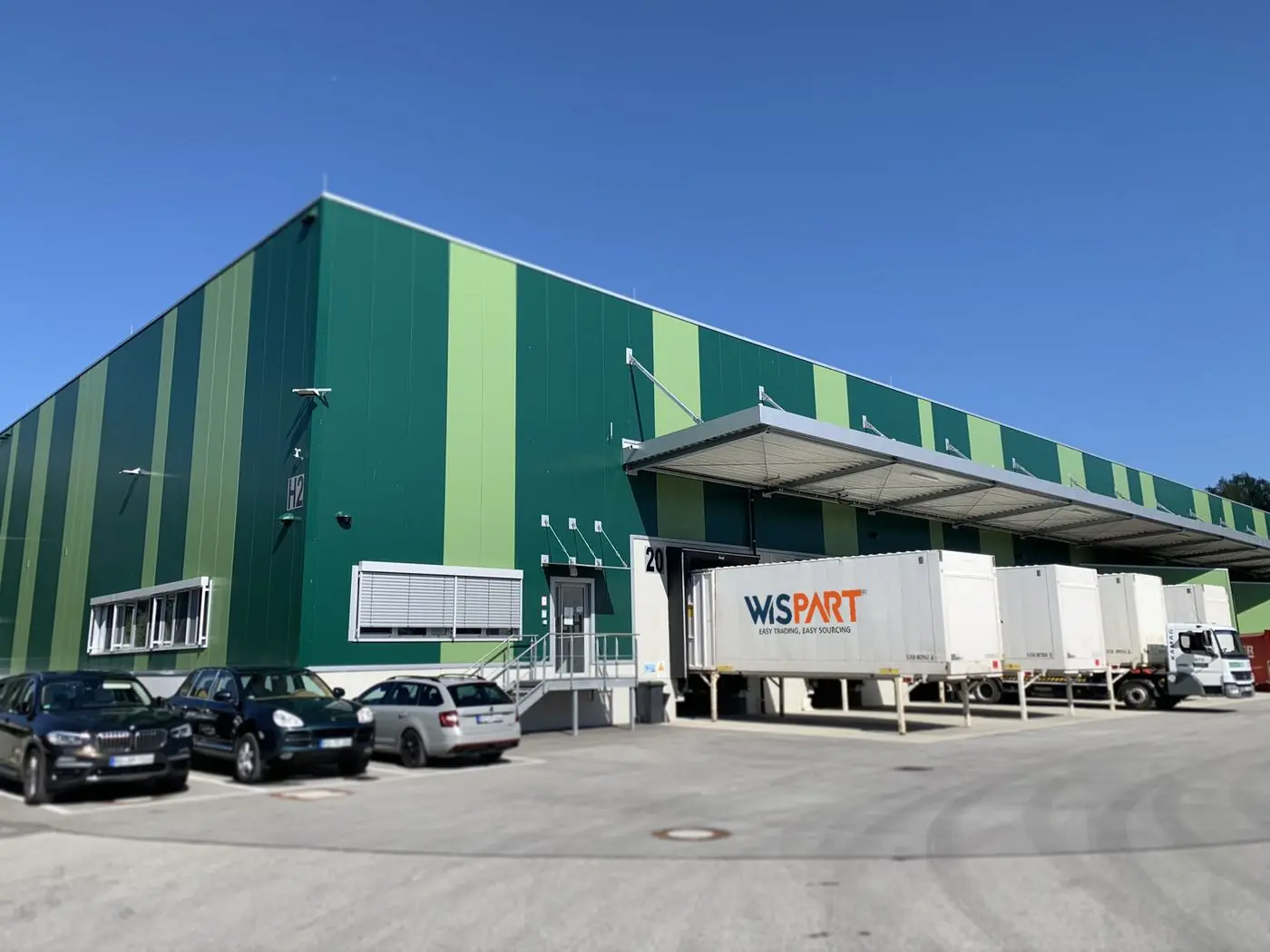 The logistics centre in Bavaria where Wispart consignments are consolidated